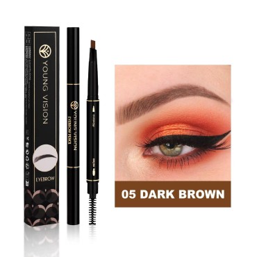 AMAKO Automatic Twin Eyebrow Pencil Waterproof Smu...