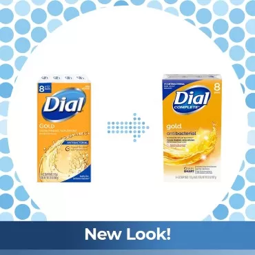 Dial Antibacterial Bar Soap, Gold, 4 Ounce - 8 Bars