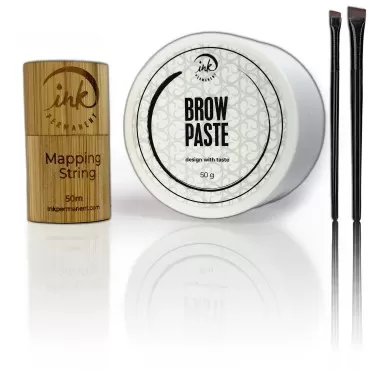 50g White Brow Paste, White Mapping String and Eye...