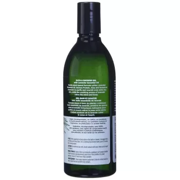 Avalon Organic Botanicals, Bath & Shower Gel, Lavender, 12 oz