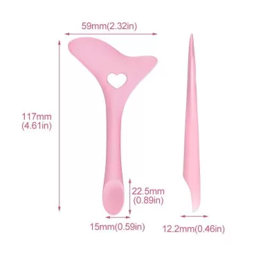 2PCS Silicone Eyeliner Tool,Fishtail Design Fits E...