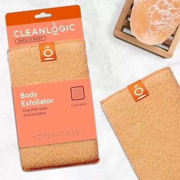 Cleanlogic Small Exfoliating Body Scrubber, 1 Coun...