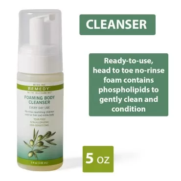 Medline Remedy Olivamine Foaming Body Cleanser, No...