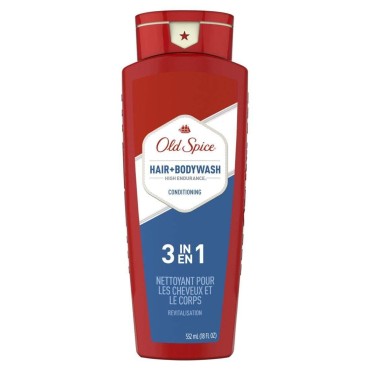 Old Spice High Endurance Conditioning Hair & Body Wash 18 Fl Oz (Pack of 3) by Old Spice