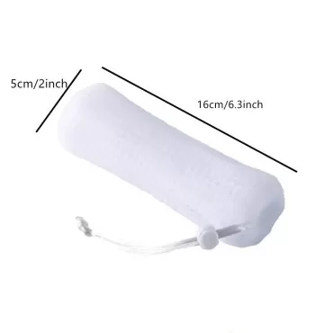 RUITASA Exfoliating Mesh Soap Pouch, 5PCS Pouchs Mesh Soap, Mesh Soap Pouch, Saver Bag Mesh Soap for Body Facial Cleaning Tool, Random Colors