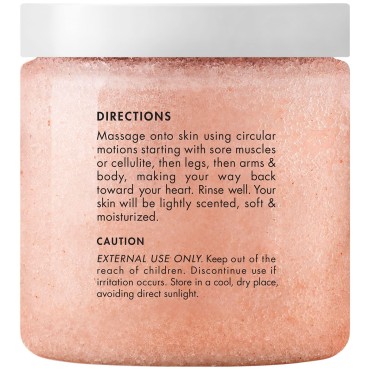 MAJESTIC PURE Himalayan Salt Body Scrub with Lyche...