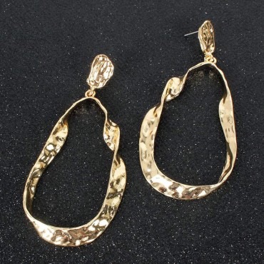 FXmimior Fashion Women Earrings Gold Bar Shapped E...