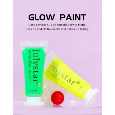 Easilydays Glow In The Dark Face Body Paint, UV Gr...