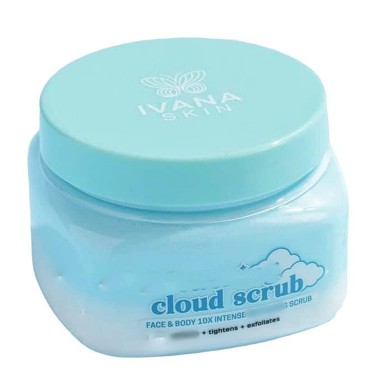 IVANA SKIN Cloud CREAM for Face & Body, 250g (Cloud Scrub)