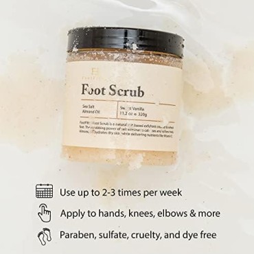 FootFitter Pedicure Foot Care Set - Sea Salt Foot ...