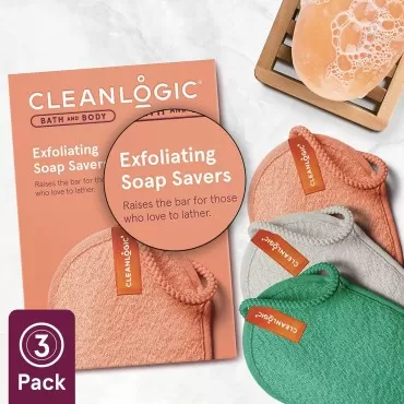 Cleanlogic Bath & Body Exfoliating Soap Saver, Exf...