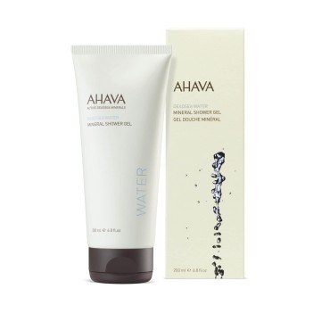AHAVA Mineral Shower Gel, 6.8 Fl Oz (Pack of 1)...