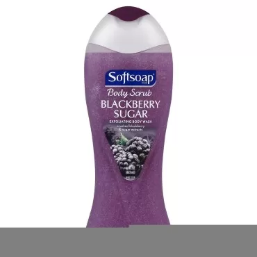 SoftSoap Exfoliating Body Wash Blackberry Sugar- 20oz