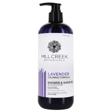 2in1 Shower & Shave Gel Lavender Mill Creek 14 oz ...