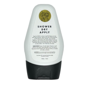 TPCK ToppCock BOLD Leave-On Hygiene Gel for Man Parts, 90ml Odor Neutralizer, Male Care Moisturizing Body Hygiene, Post-Shaving Relief
