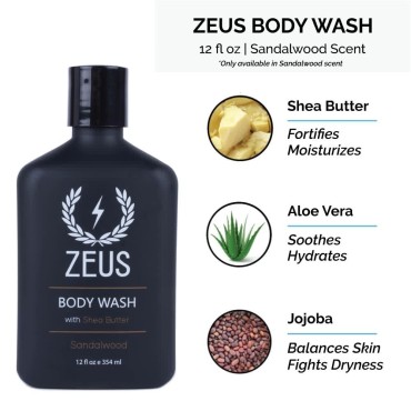 ZEUS Essential Body Care Kit with Travel Dopp Bag ...