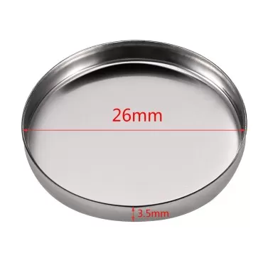 Pangda 50 Pack Empty Round Metal Tin Palette Pans ...