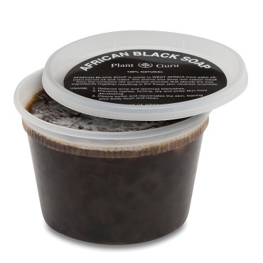 African Black Soap Paste 16 oz. / 1 lb. - 100% Raw...