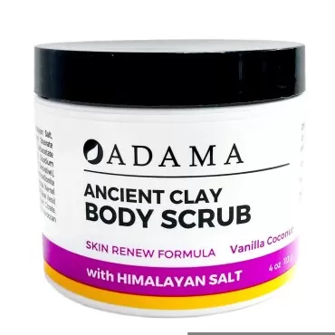Adama, Ancient Clay, Body Scrub, Vanilla Coconut, ...