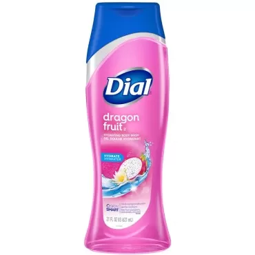 Dial Body Wash Dragon Fruit Body Wash, Skin Smart Hydrating Shower Gel, Paraben Free, 21oz, Pack of 6