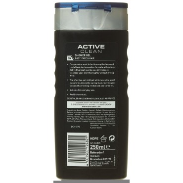 Nivea Men Active Clean Shower Gel(250 ml)