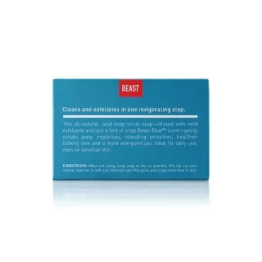 Beast Light Scrub Bar Soap, Naturally Exfoliating ...