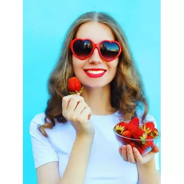 Blulu 12 Pieces Neon Colors Heart Shape Sunglasses...
