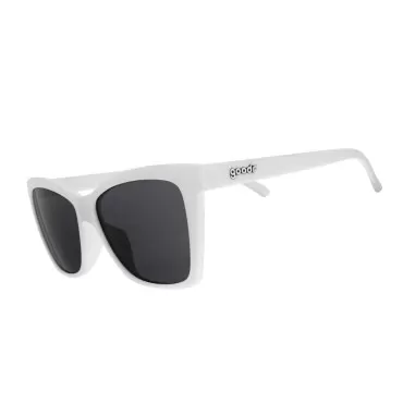 goodr The Mod One Out White Cateye Polarized Sungasses, Medium Sized (Pop G)