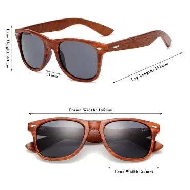 Long Keeper Wood Sunglasses for Men Women Vintage ...