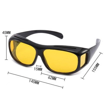 2Packs Unisex HD Day Night Driving UV400 Sunglasse...