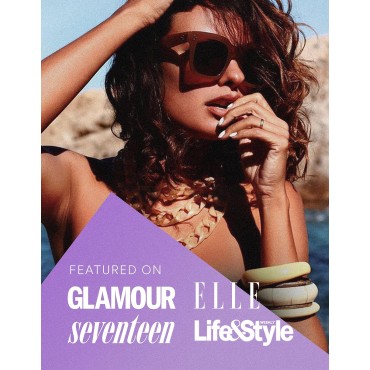 zeroUV - Oversized Fashion Retro Square Sunglasses for Women Vintage Style 50mm (Tortoise/Brown Polarized)