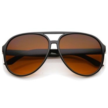 zeroUV Retro Large Blue Blocking Lens Aviator Sung...