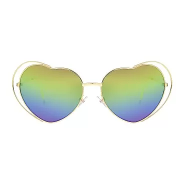 Betsey Johnson Women's Cora Sunglasses Heart, Rain...