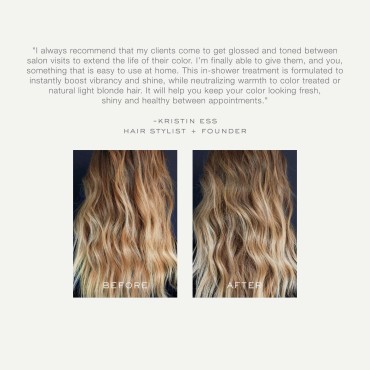 Kristin Ess The One Signature Hair Gloss - Winter Wheat: Light Neutral Blonde (Pack of 2)