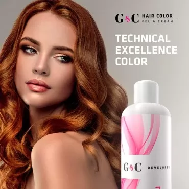 Gel and Cream 10 Volume Professional Lightening System Peroxide Developer infused with Collagen - Great for Sensitive Scalps - Made in Italy 33.8oz / 1lt