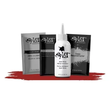 Splat Iconic Red Double Lift Permanent Hair Dye Kit, 1 Application, Includes Red Hair Color, Developer, Concentrate, Conditioner, Gloves, Processing Cap & Instructions, Vegan & Cruelty Free