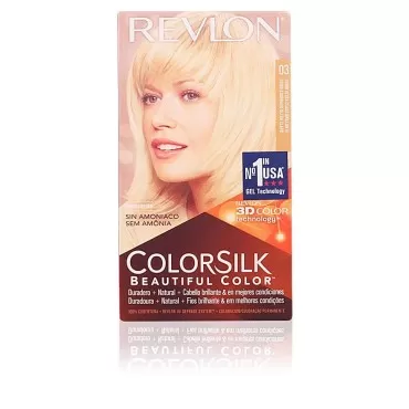 Revlon ColorSilk Hair Color, 03 Ultra Light Sun Blonde 1 ea (Pack of 3)