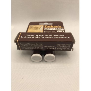 8 Pack Father's Moustache Wax Neutral. Neutral Sha...