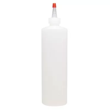 Diane 16 Ounce Soft Squeeze Hair Dye Applicator Bottle with Precision Tip and Cap for Hair Oil, Hair Treatments, and Beauty Product