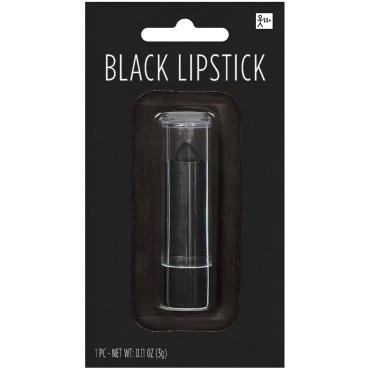 AMSCAN Bold & Daring Black Lipstick (0.08 oz)- 1 P...