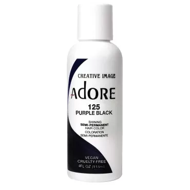 Adore Semi-Permanent Haircolor #125 Purple Black 4...