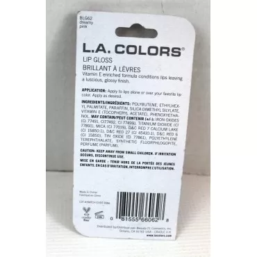 L.a. Colors Expressions Lip Gloss, Dreamy Pink BLG62, 0.34 Fl Oz