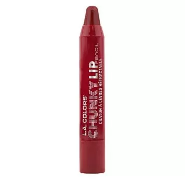 L.A. COLORS Chunky Lip Pencil, Deep Red, 0.04 Ounce