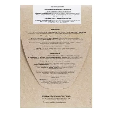 6 Pack of Grizzly Mountain Beard Dye (DARK BROWN) ...