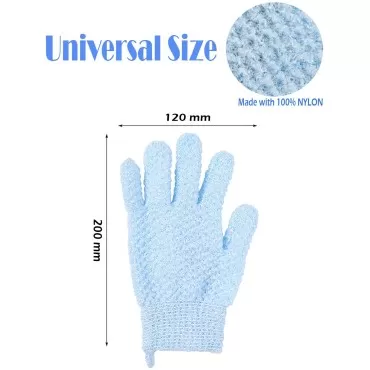 2 PCS ROTOPATA Deep Exfoliating Bath Gloves Mitt w...