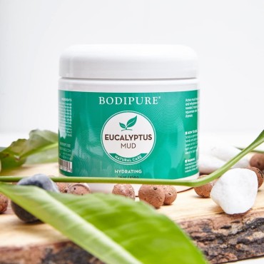 Bodipure Eucalyptus Mud Mask for Body - Rich in Eu...