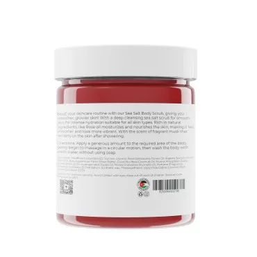 Amira Beauty Dead Sea Salt Body Scrub | Foaming Sh...