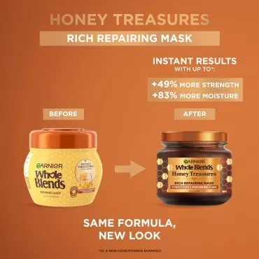 Garnier Whole Blends Honey Treasures Repairing Mas...