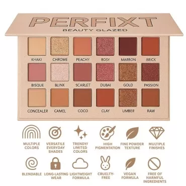 18 Color Natural Eyeshadow Palette - Soft Matte Sh...