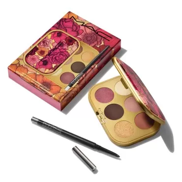 MAC An Eye for Arrangements Eye Kit, Eye Shadow x6 & Colour Excess Gel Pencil Eye Liner in Glide or Die, 2 Piece Set